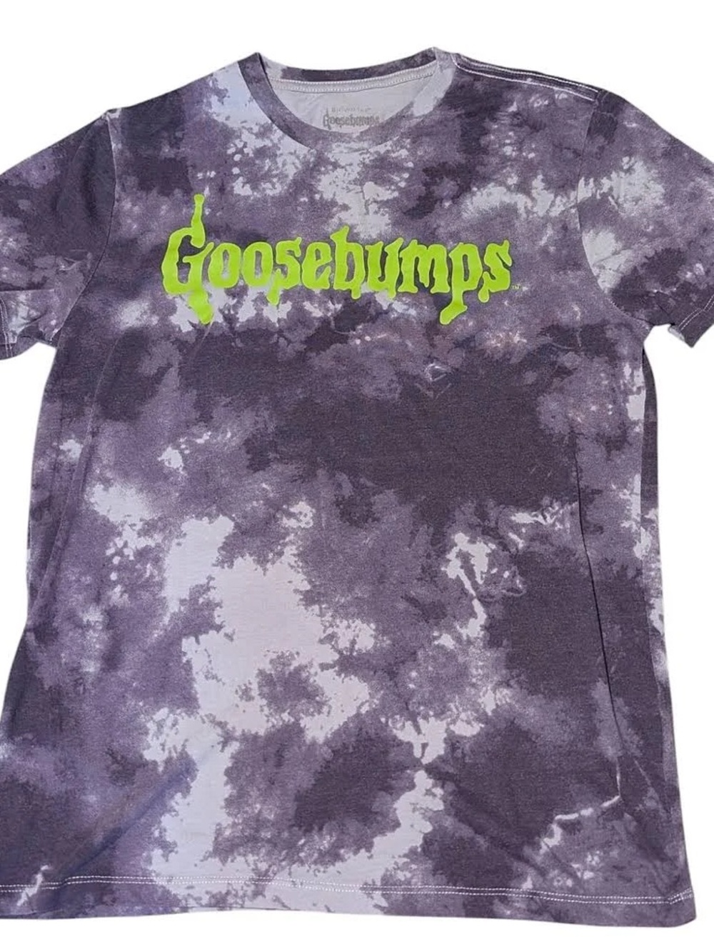 Goosebumps Logo Tie-Dye Short Sleeve Tee - Purple